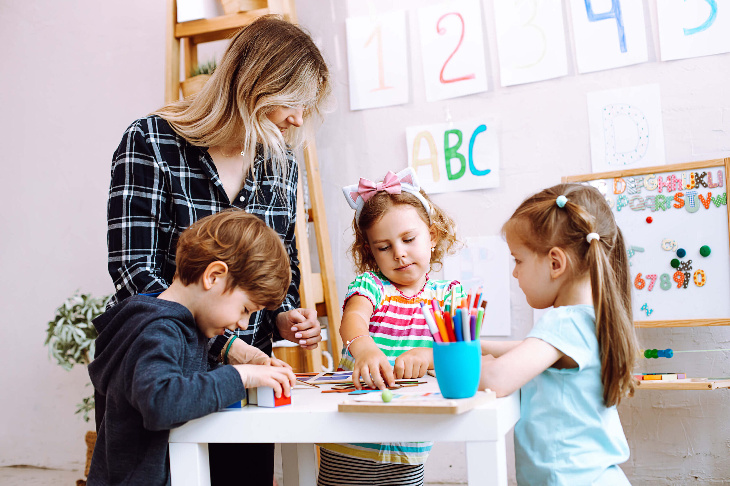 What specific products and protocols do you use to ensure a child-safe and hygienic environment?